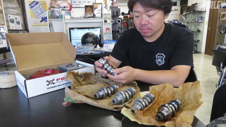 現代版ハーレーはカムシャフト交換でエンジン特性をチューニング〈HSC