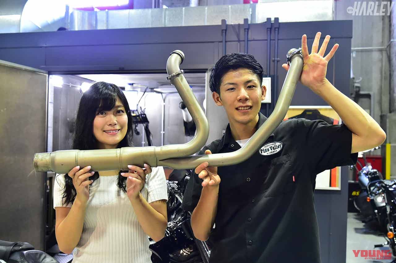 HKRステルスヘッダー 2010-16年ツーリングモデル(12mmO2センサープラグ) HKRSH10|パインバレー|“あいかつん”こと国友愛佳、パインバレー突撃取材【ハーレー最新パーツ&アイテム一挙紹介】