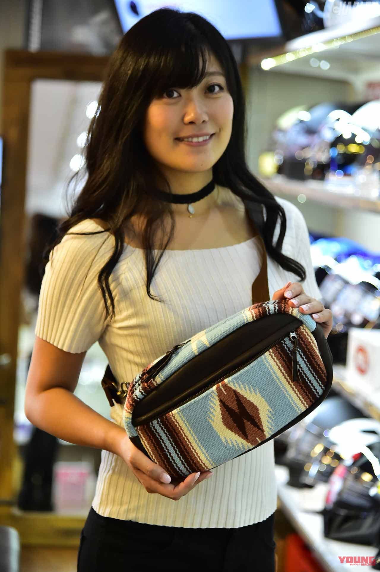 |“あいかつん”こと国友愛佳、パインバレー突撃取材【ハーレー最新パーツ&アイテム一挙紹介】