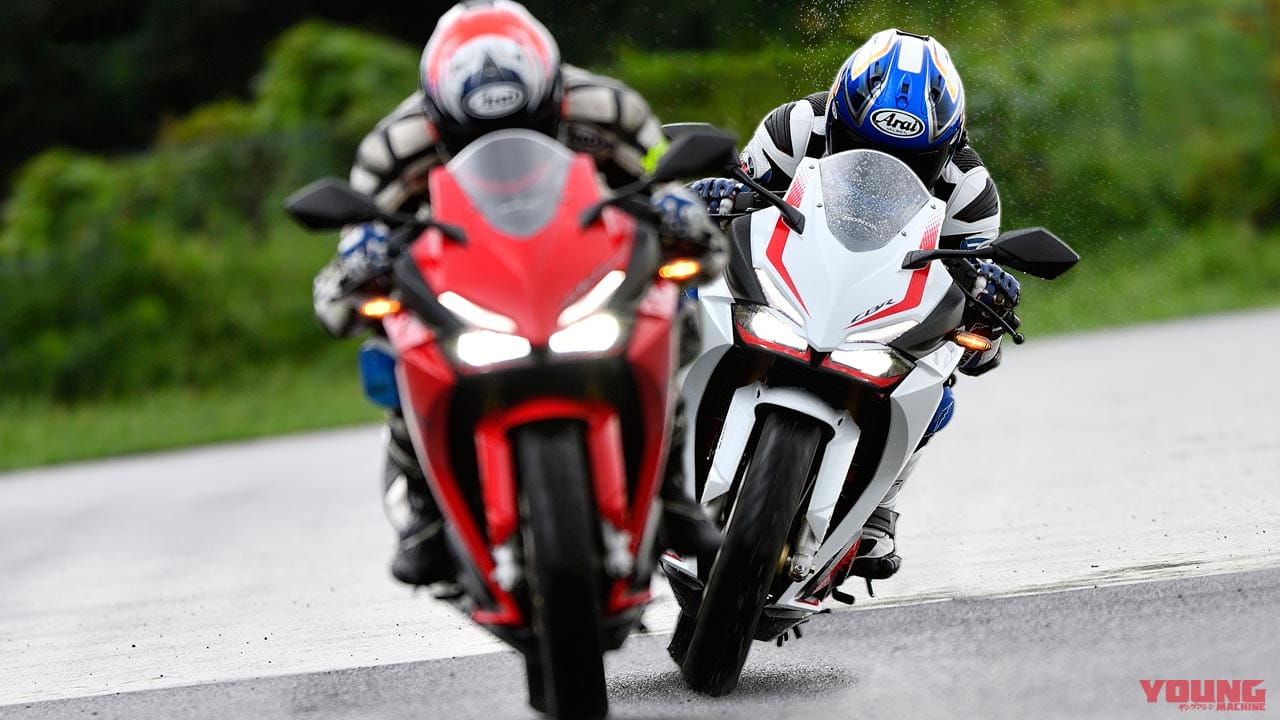 ホンダcbr250rr新旧サーキット対決 3ps オートシフターの実力はいかに Webヤングマシン 新車バイクニュース ホンダcbr250rr新旧サーキット対決 3ps オートシフターの実力はいかに Webヤングマシン 新車バイクニュース