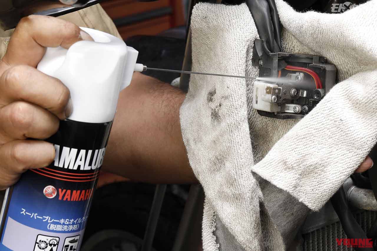 |ヤマルーブを活用したエンジンオイル交換&各種ケーブル注油で中古車快調メンテナンス