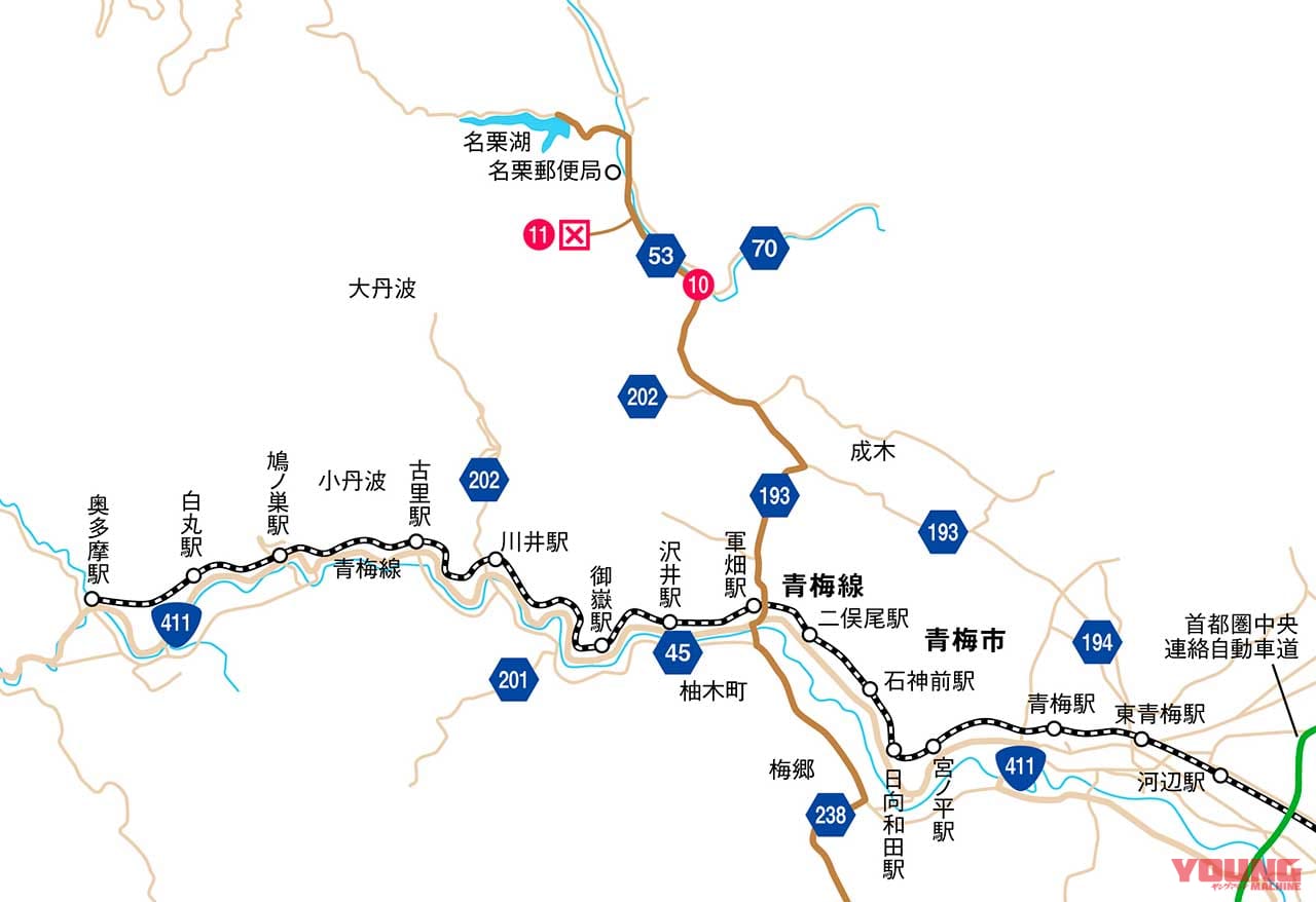 東京林道フラッとツーリング〈奥多摩方面・大名栗林道〉|東京林道フラッとツーリング〈奥多摩方面・横沢小机林道/勝峰山林道/大名栗林道〉
