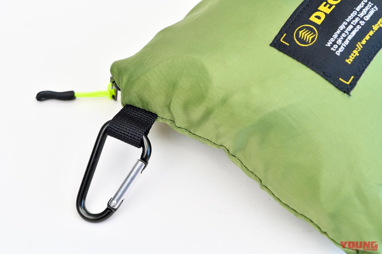 |デグナー ポケッタブルヘルメットリュック試用インプレ【フルフェイスもOKのエコバッグ】