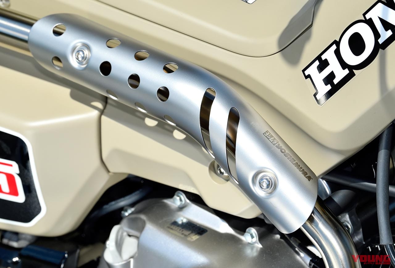 CT125ハンターカブ ヨシムラカスタム|ヨシムラ 機械曲 GPマグナム サイクロン タイプアップ エクスポートスペック 政府認証|CT125ハンターカブ ヨシムラカスタム【重厚かつ痛快! ハンターがより楽しく】