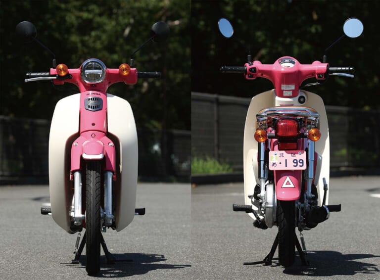 岡崎静夏のスーパーカブ110 『天気の子』試乗インプレ【前編|オシャレに乗れるカブ】|岡崎静夏のスーパーカブ110 『天気の子』試乗インプレ【前編|オシャレに乗れるカブ】