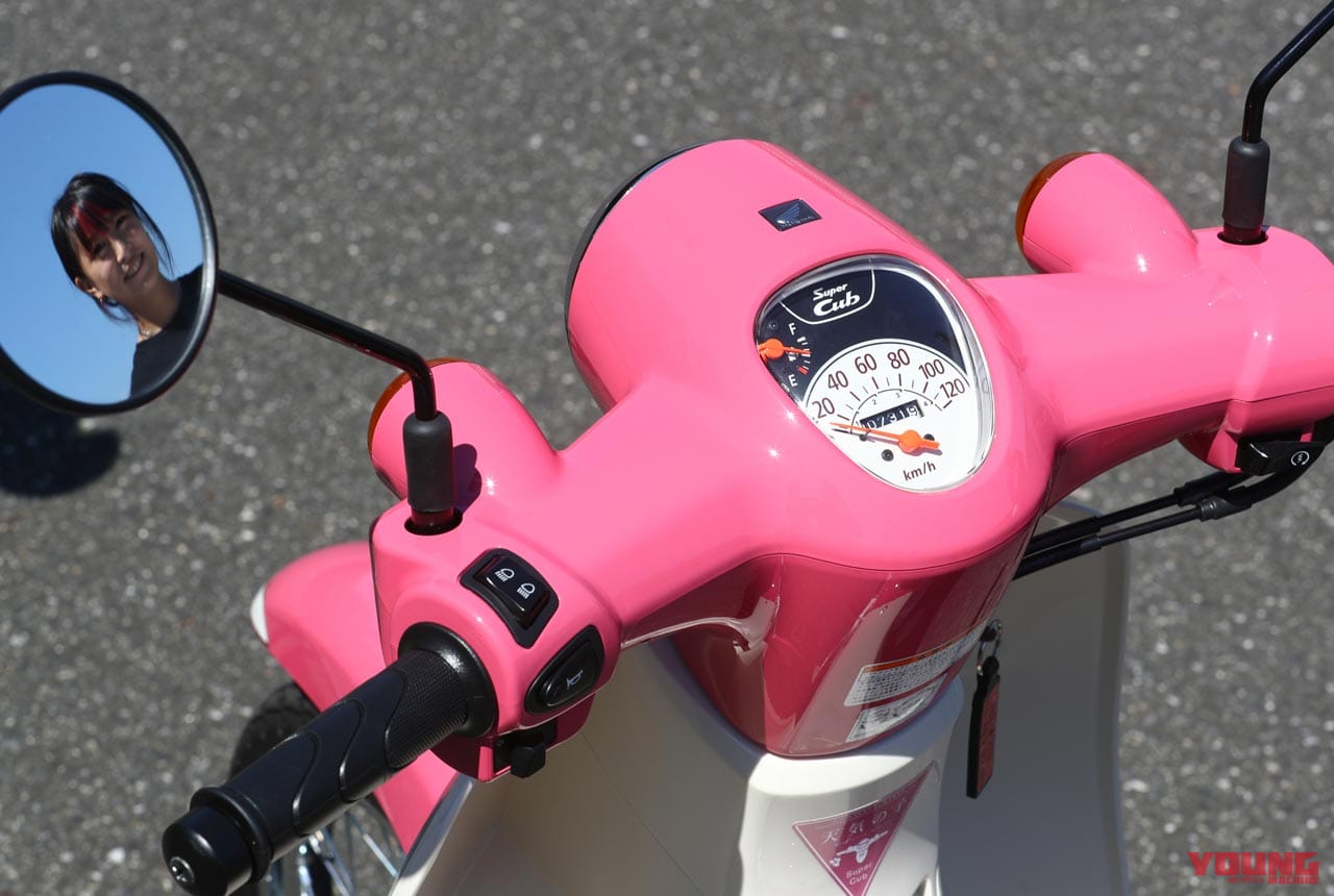 |岡崎静夏のスーパーカブ110 『天気の子』試乗インプレ【後編|思い通りに操れるのが魅力】