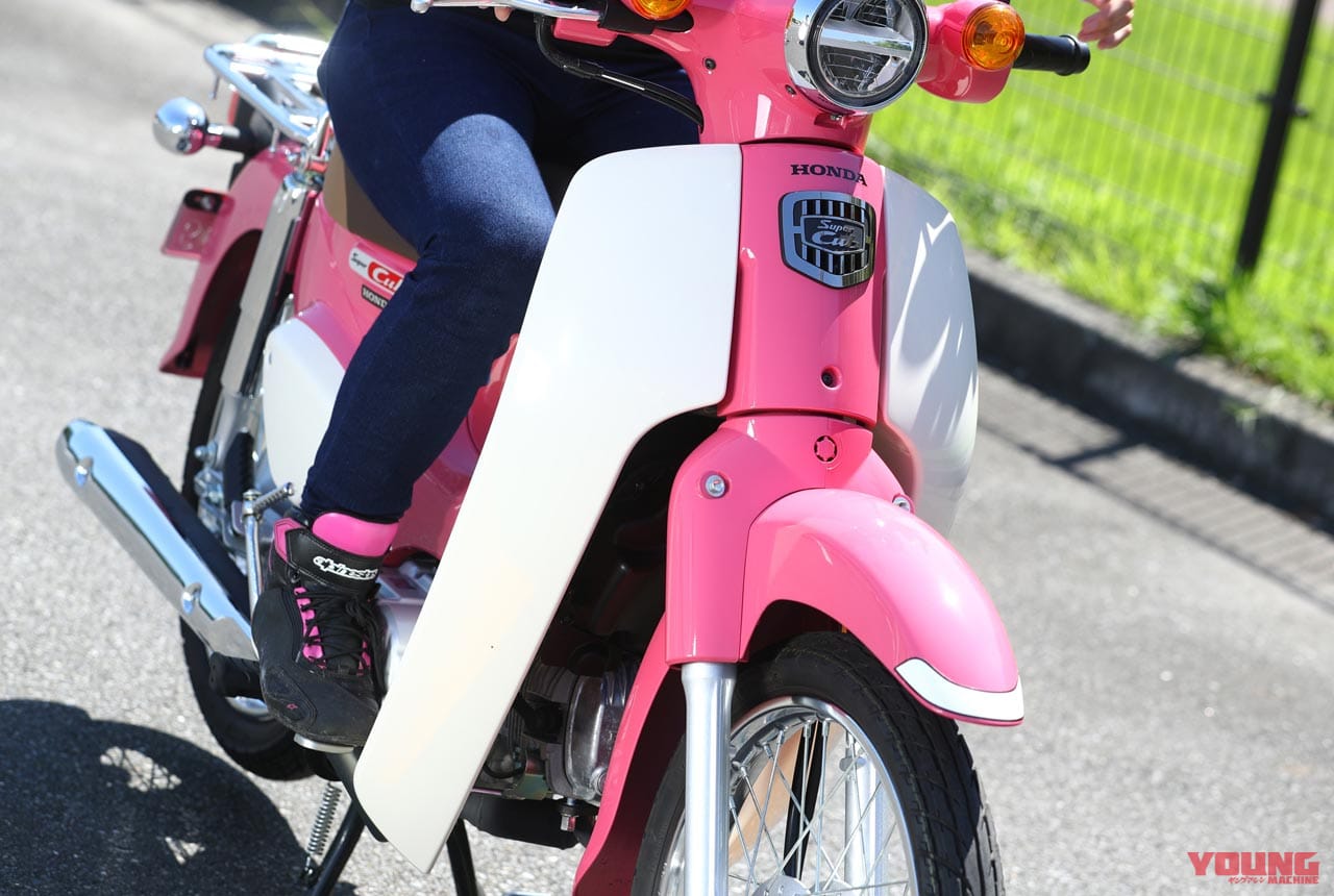 |岡崎静夏のスーパーカブ110 『天気の子』試乗インプレ【後編|思い通りに操れるのが魅力】