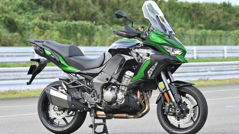 カワサキ新型ヴェルシス1000SEの電サスはショーワ製イーラ=スカイフック理論採用|カワサキ新型ヴェルシス1000SEの電サスはショーワ製イーラ=スカイフック理論採用