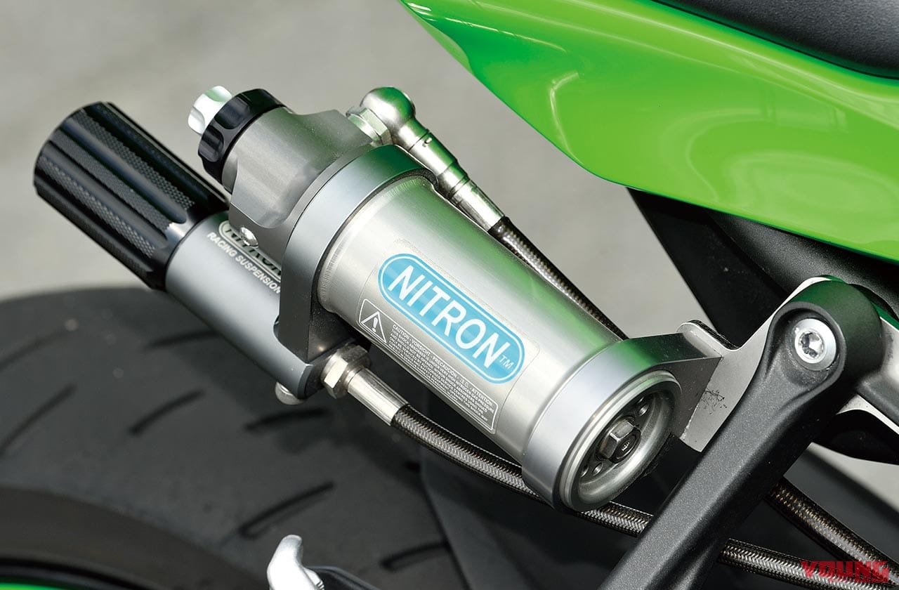 |ニンジャZX-25Rカスタム最前線〈リヤサス〉ナイトロンR3シリーズ試用インプレッション