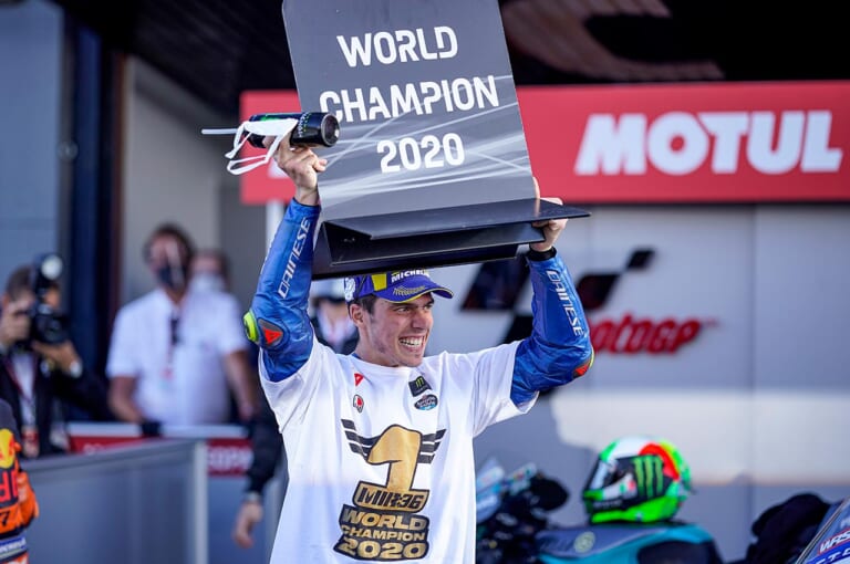 スズキのジョアン・ミル、'20モトGPタイトル獲得!【スズキ20年ぶりの大殊勲】|スズキのジョアン・ミル、’20モトGPタイトル獲得!【スズキ20年ぶりの大殊勲】