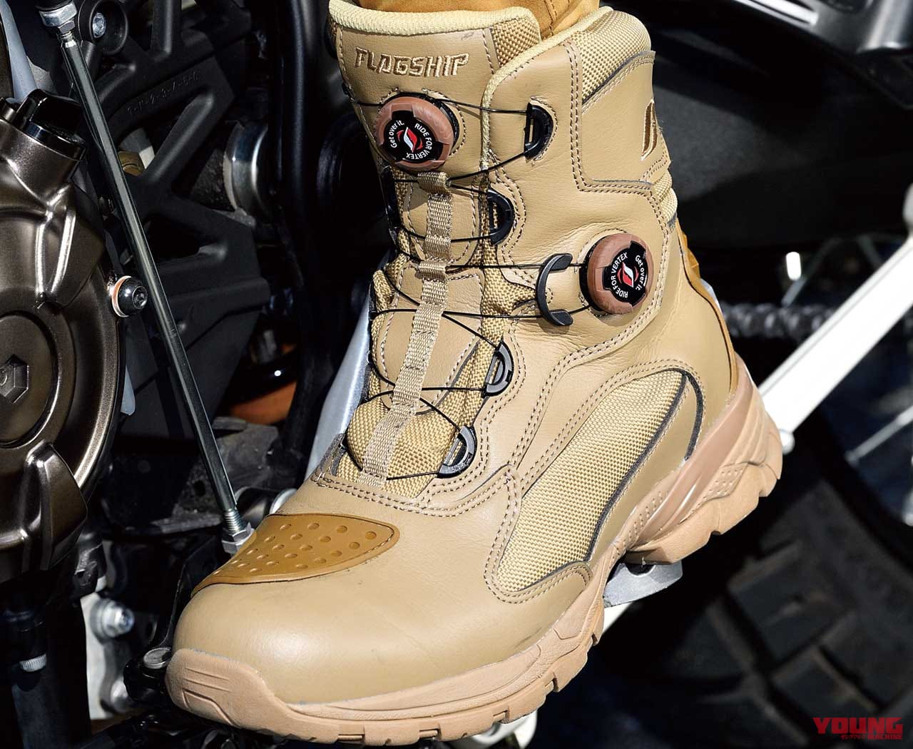 フラッグシップ FSB-802 タクティカルライディングブーツ|フラッグシップ タクティカルライディングブーツ試用インプレ【蒸れ感少なく普段履きもOK】