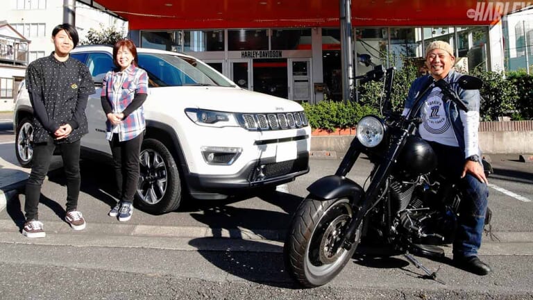 父から息子へジープ、息子から父へファットボーイS【ハーレーダビッドソンとともに】|父から息子へジープ、息子から父へファットボーイS【ハーレーダビッドソンとともに】