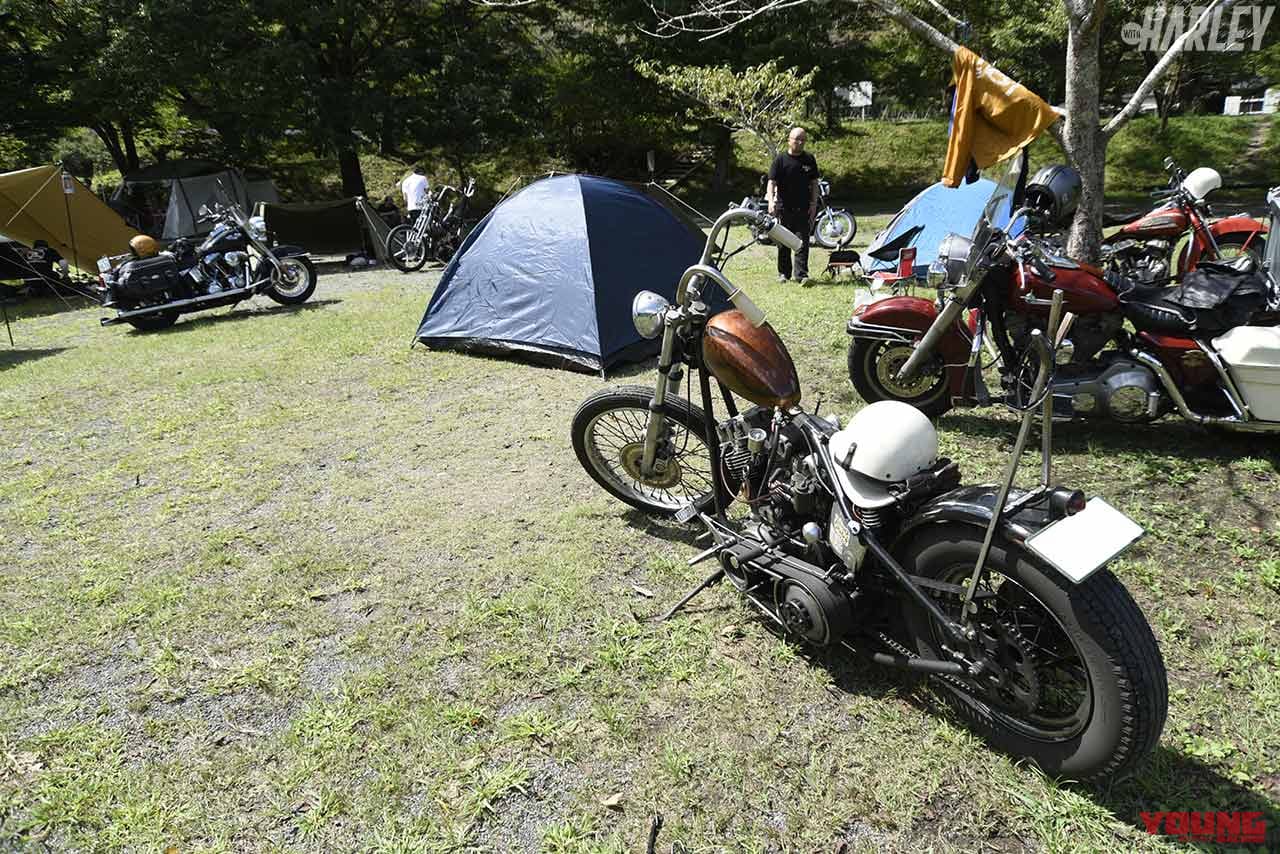 ハーレー×キャンプツーリングレポート〈甲府〜掛川編〉|マイパフォーマンス|ハーレー×キャンプツーリングレポート〈甲府〜掛川編〉【参加者全員同級生の旧車乗り】