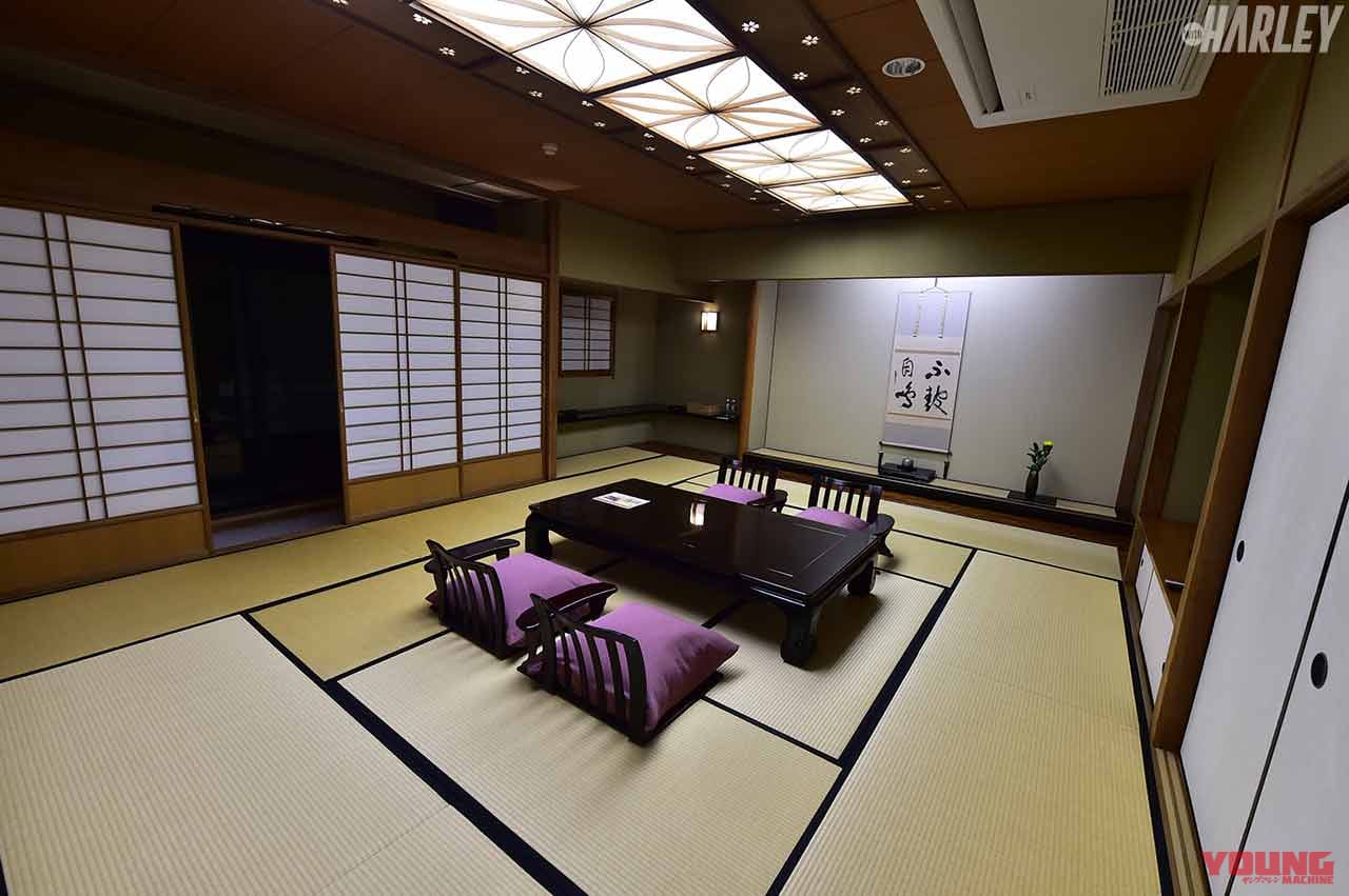 広々とした部屋|SSTR2020:ハーレーを駆って日本列島縦断!目指すは千里浜なぎさドライブウェイ