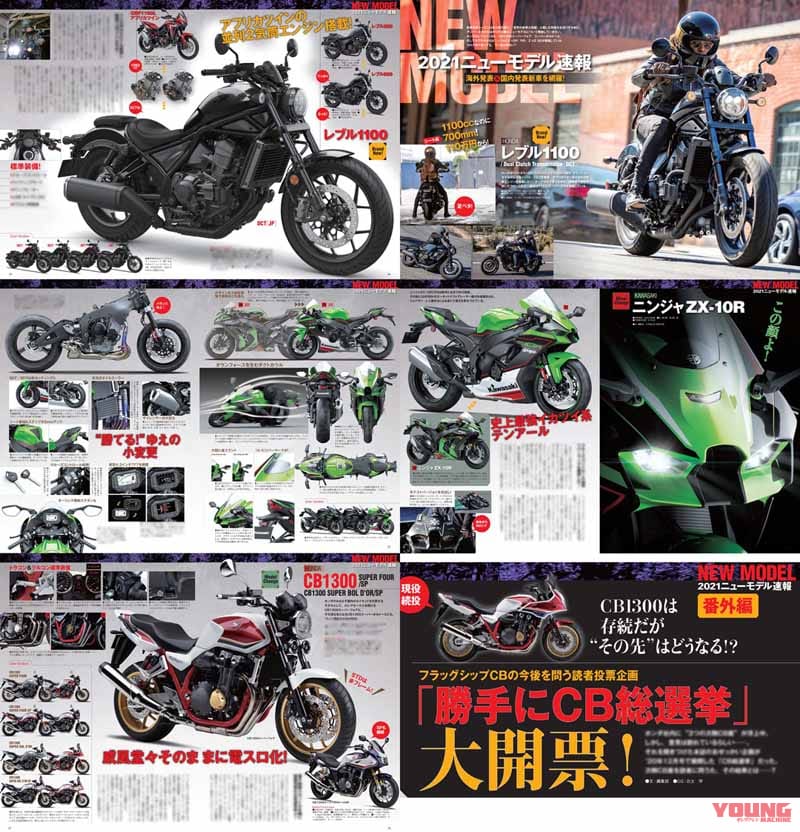 ヤングマシン2021年2月号|ヤングマシン2021年2月号は『世界の新車大図鑑486台』あの新車も徹底解説で12/23発売