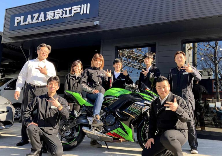 カワサキプラザで手軽にバイクレンタル【バイクタレント岸田彩美が実際