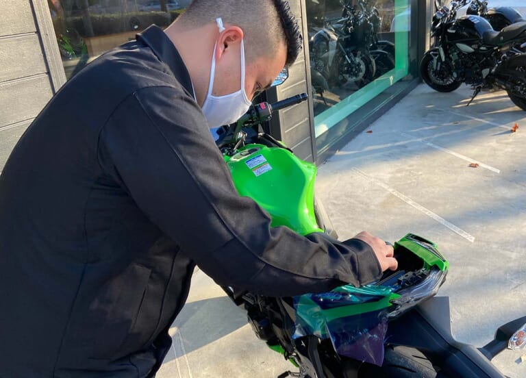 カワサキプラザで手軽にバイクレンタル【バイクタレント岸田彩美が実際に借りてみた】|カワサキプラザで手軽にバイクレンタル【バイクタレント岸田彩美が実際に借りてみた】