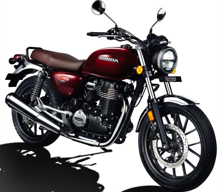 ホンダ|ハイネスCB350 DLX/PRO|やっぱりメッキフェンダーは魅力的! ホンダ「ハイネスCB350」に新色マットグレーが登場【海外】