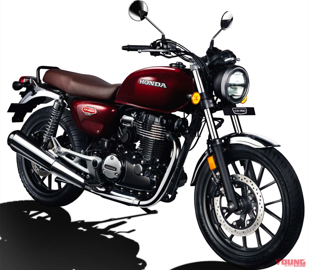 ホンダ|ハイネスCB350 DLX/PRO|やっぱりメッキフェンダーは魅力的! ホンダ「ハイネスCB350」に新色マットグレーが登場【海外】