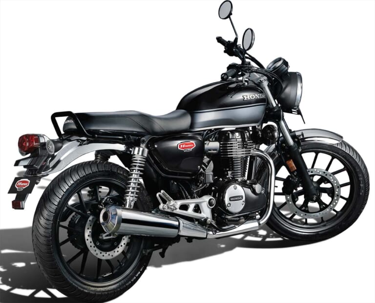 ホンダ|ハイネスCB350 DLX/PRO|やっぱりメッキフェンダーは魅力的! ホンダ「ハイネスCB350」に新色マットグレーが登場【海外】