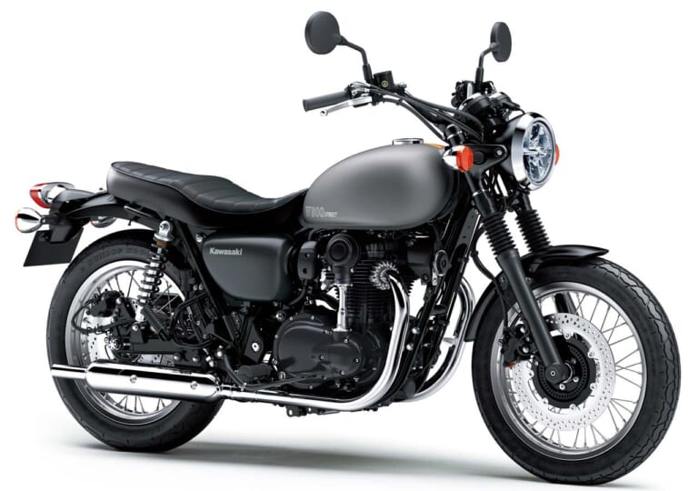 カワサキW800ストリート|カワサキ’21モデルの新色はほぼ出揃った!〈後編|Z900RS/W800/バルカンS〉