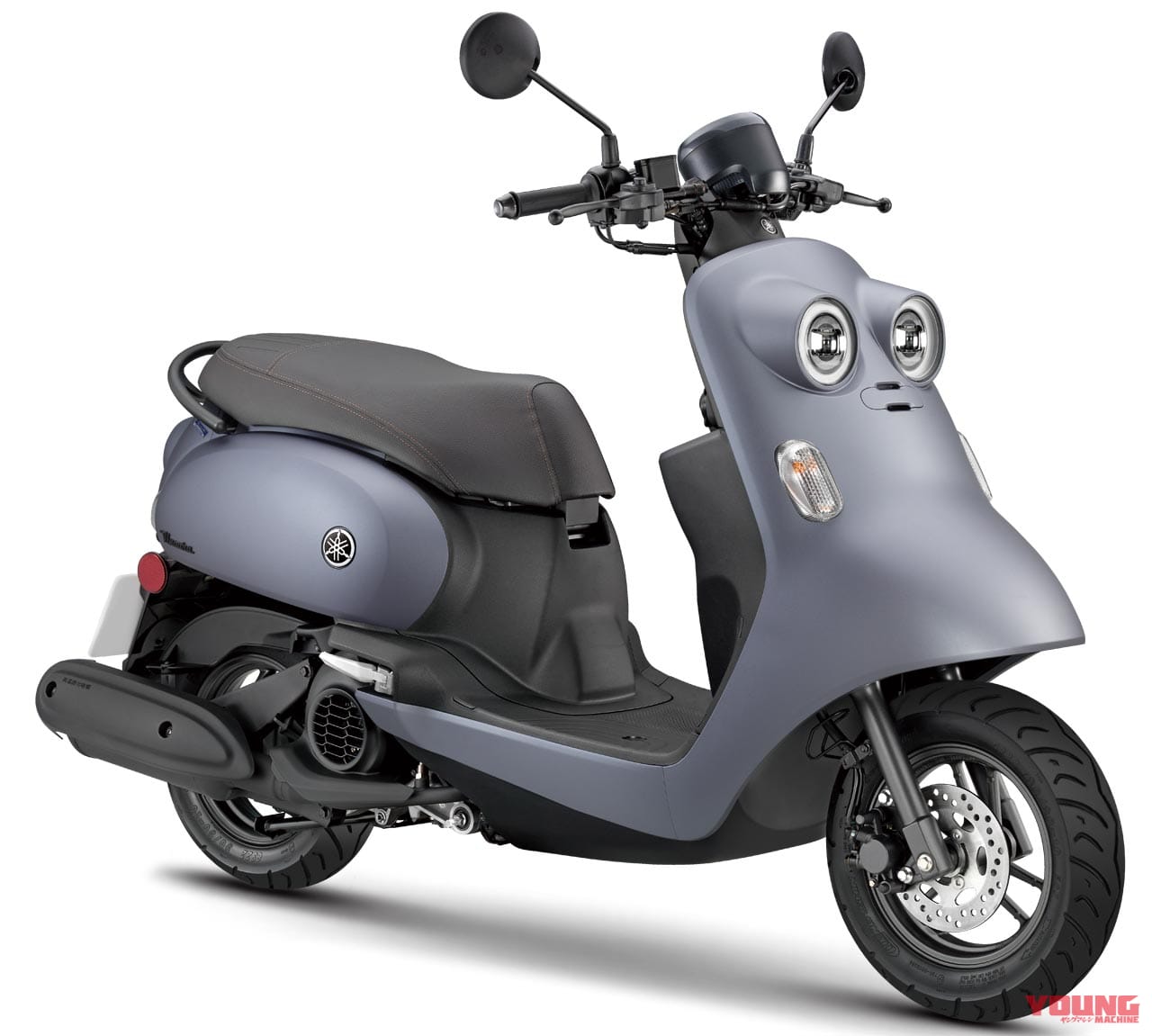 パッチリ2眼 ツブラな瞳の原付二種レトロスクーター 台湾ヤマハ ビノーラ M Webヤングマシン 新車バイクニュース パッチリ2眼 ツブラな瞳の原付二種レトロスクーター 台湾ヤマハ ビノーラ M Webヤングマシン 新車バイクニュース