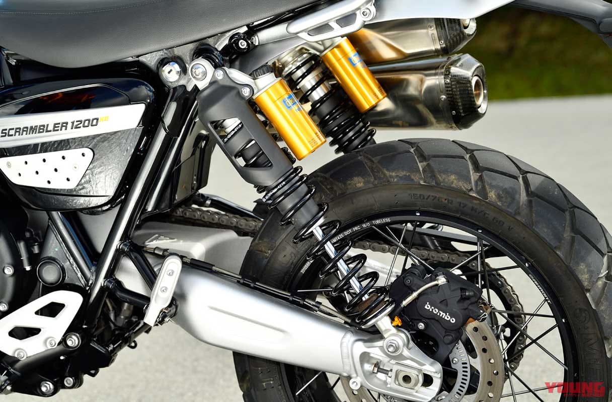 |トライアンフ スクランブラー1200XEインプレ【コレに乗れば007になれるかも!?】