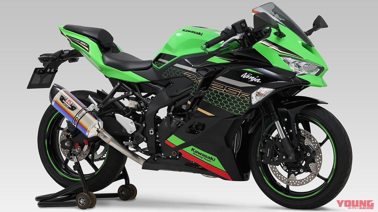 ヨシムラ 機械曲R-77Sチタンサイクロン カーボンエンド 政府認証|ZX-25R用ヨシムラマフラー・R-77Sサイクロン×6タイプ〈チタン/ステンレス〉