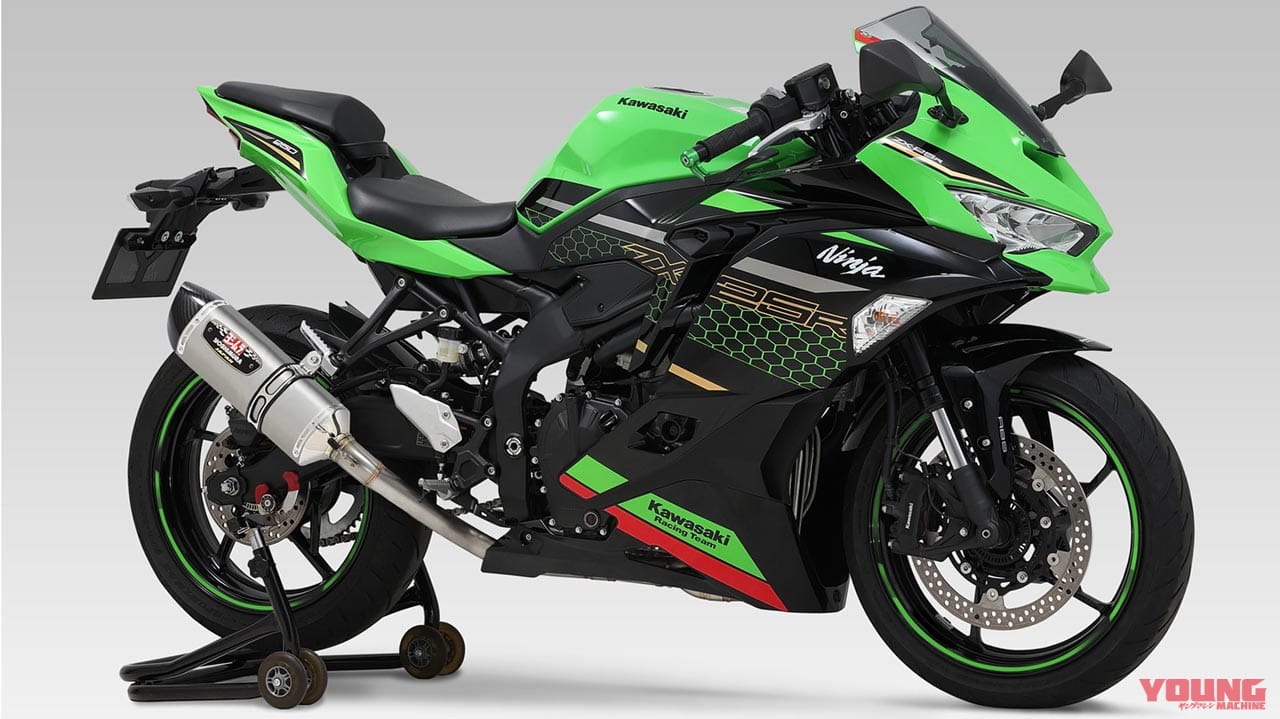 ヨシムラ 機械曲R-77Sチタンサイクロン カーボンエンド 政府認証|ZX-25R用ヨシムラマフラー・R-77Sサイクロン×6タイプ〈チタン/ステンレス〉