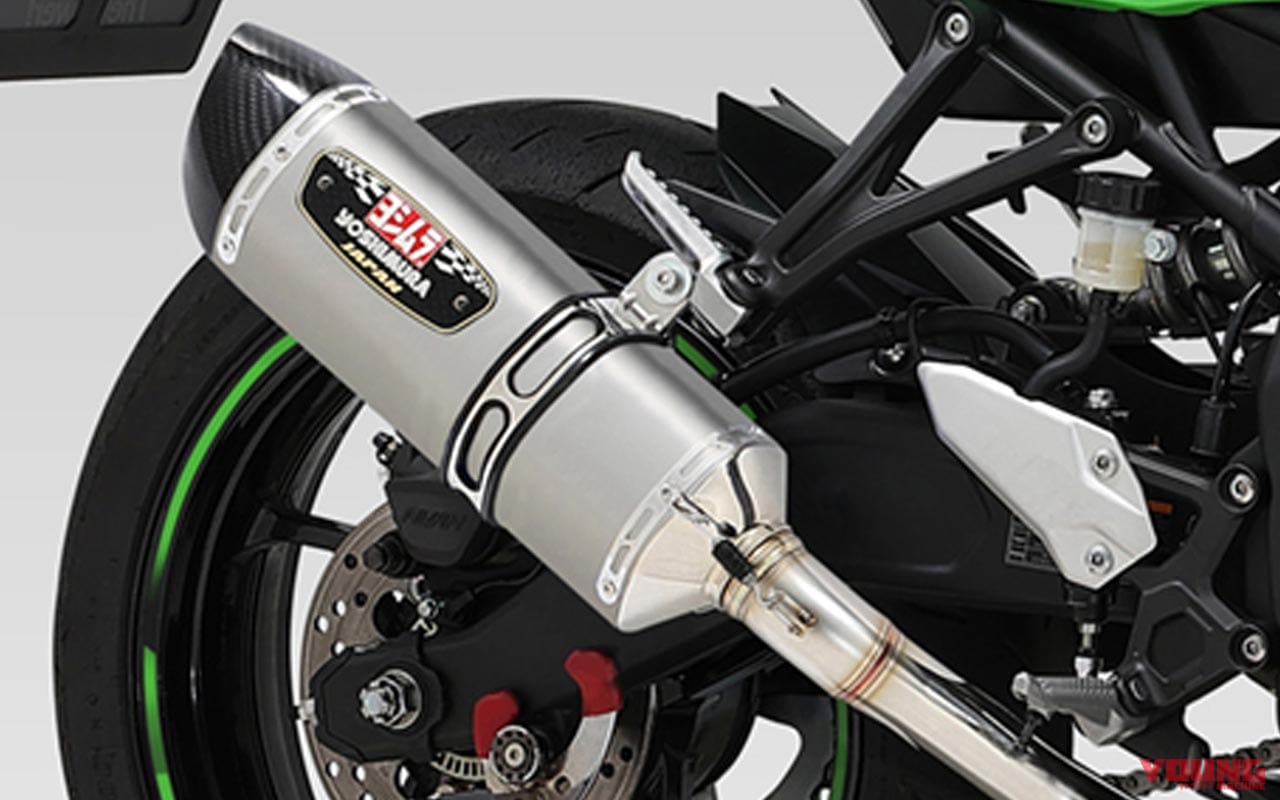 |ZX-25R用ヨシムラマフラー・R-77Sサイクロン×6タイプ〈チタン/ステンレス〉