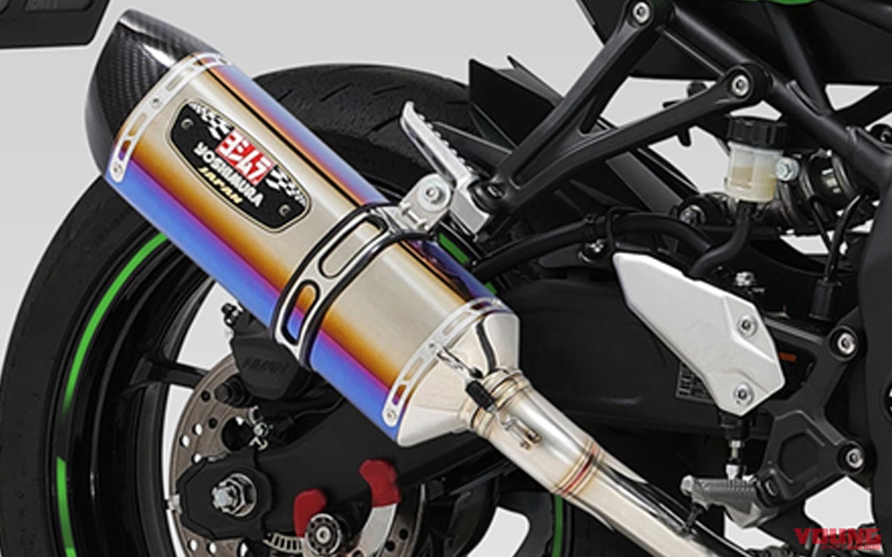 |ZX-25R用ヨシムラマフラー・R-77Sサイクロン×6タイプ〈チタン/ステンレス〉