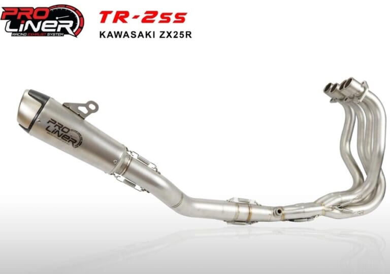 プロライナー TR-2 SS フルエキゾーストマフラー|ニンジャZX-25Rカスタム最前線:マフラー編〈アクラポビッチ|インドネシア製品etc.〉
