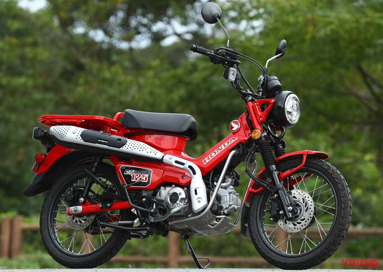 岡崎静夏のホンダCT125ハンターカブ試乗インプレッション|岡崎静夏のホンダCT125ハンターカブ試乗インプレ【前編|本格志向の走りこそが魅力】