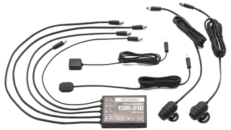 ドライブレコーダー|ミツバサンコーワ EDR-21G|加害者にも被害者にもならないためのバイク用ドライブレコーダー×5選〈あおり運転問題〉