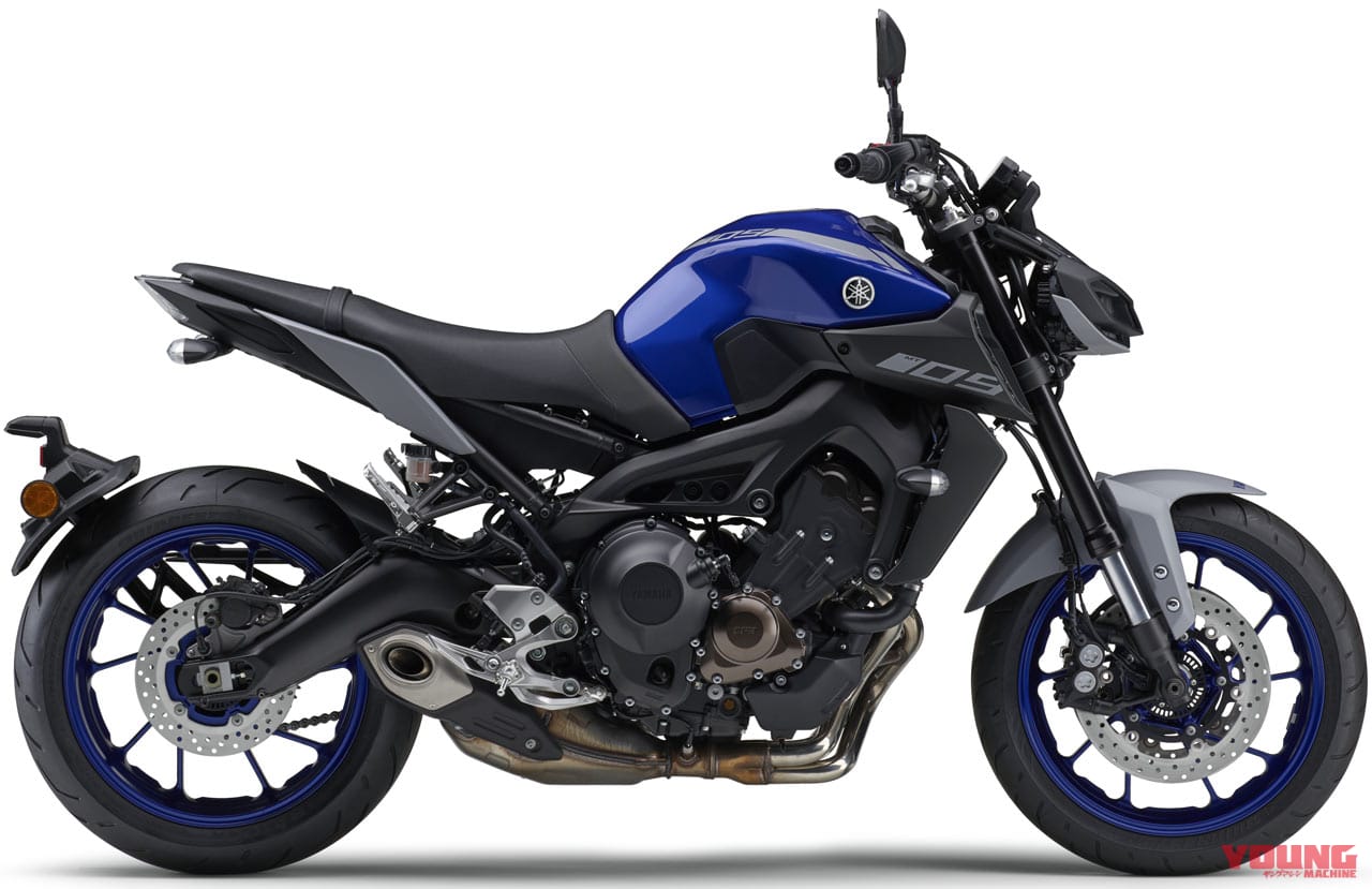 |新型ヤマハMT-09は排気量アップ×軽量化×最新電脳【モノアイルックでフルチェン決行】