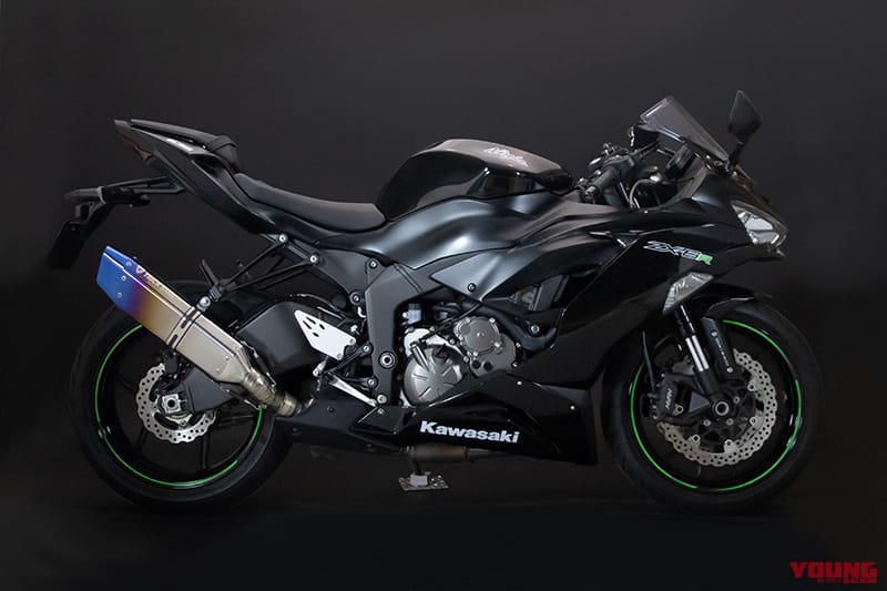 |ニンジャZX-6Rを3馬力以上パワーアップ! イカヅチ政府認証スリップオンマフラー