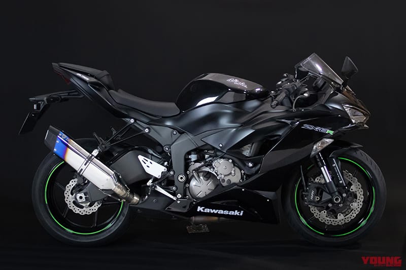 |ニンジャZX-6Rを3馬力以上パワーアップ! イカヅチ政府認証スリップオンマフラー