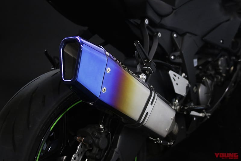 |ニンジャZX-6Rを3馬力以上パワーアップ! イカヅチ政府認証スリップオンマフラー