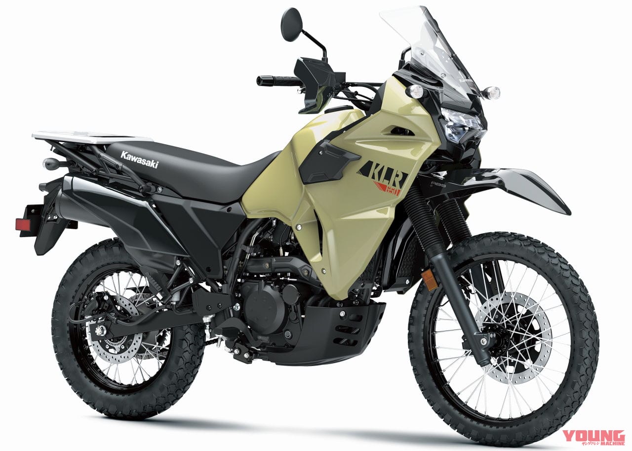 カワサキ KLR650|13年ぶりのモデルチェンジ! カワサキ「KLR650」“アドベンチャー”と“トラベラー”も展開