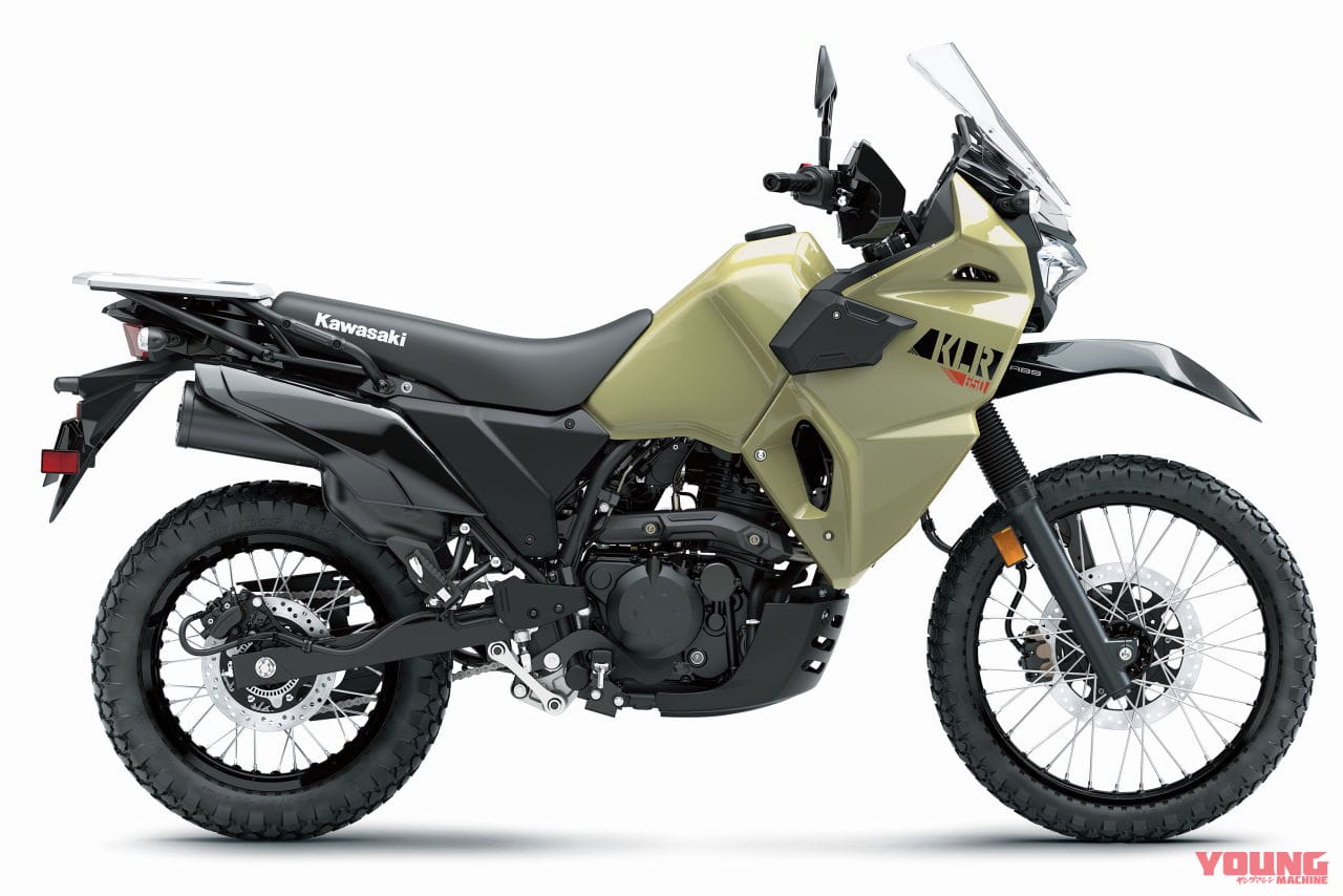 カワサキ KLR650|13年ぶりのモデルチェンジ! カワサキ「KLR650」“アドベンチャー”と“トラベラー”も展開