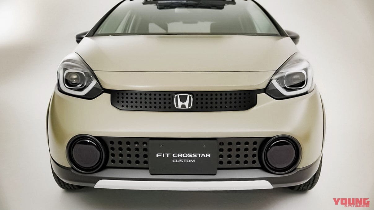 FIT e:HEV CROSSTAR カスタム|四輪版ハンターカブ?! フィットクロスターのカスタム車、バーチャルオートサロン2021で公開