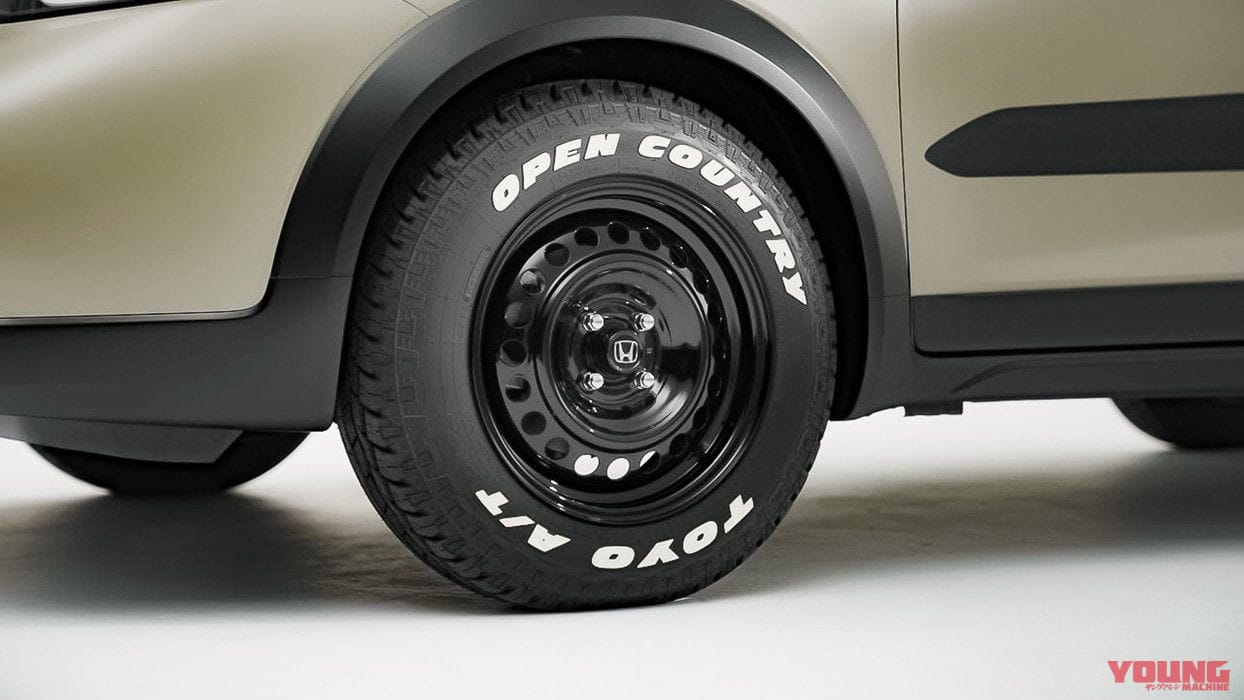 FIT e:HEV CROSSTAR カスタム|四輪版ハンターカブ?! フィットクロスターのカスタム車、バーチャルオートサロン2021で公開