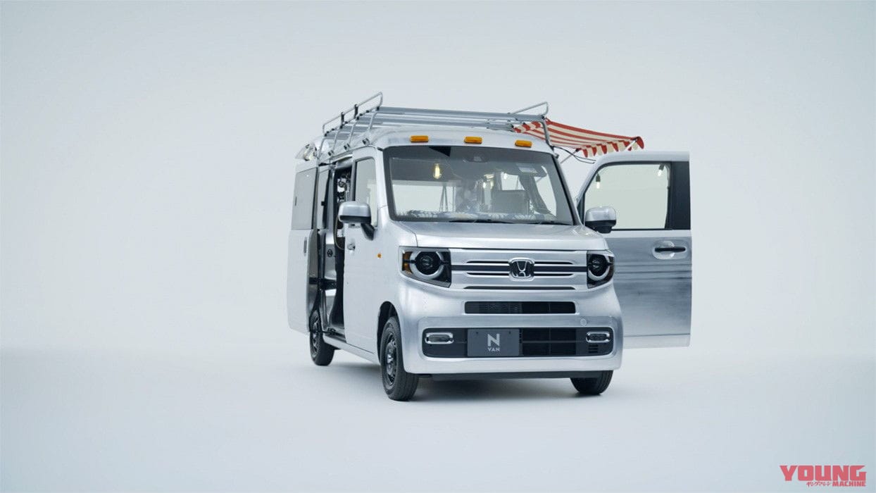 N-VANカスタム「3rd Place VAN」|四輪版ハンターカブ?! フィットクロスターのカスタム車、バーチャルオートサロン2021で公開