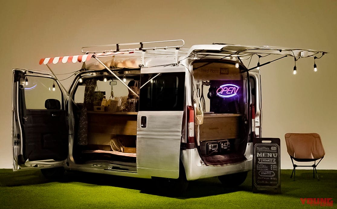 N-VANカスタム「3rd Place VAN」|四輪版ハンターカブ?! フィットクロスターのカスタム車、バーチャルオートサロン2021で公開