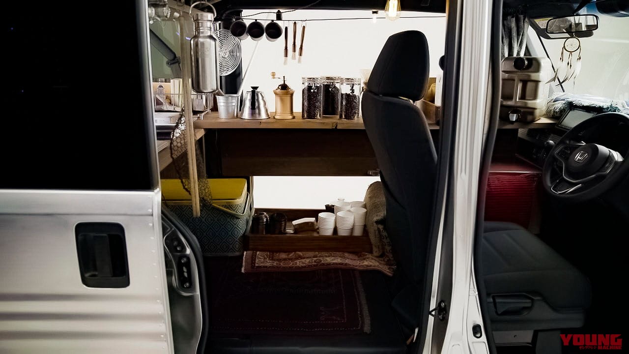 N-VANカスタム「3rd Place VAN」|四輪版ハンターカブ?! フィットクロスターのカスタム車、バーチャルオートサロン2021で公開