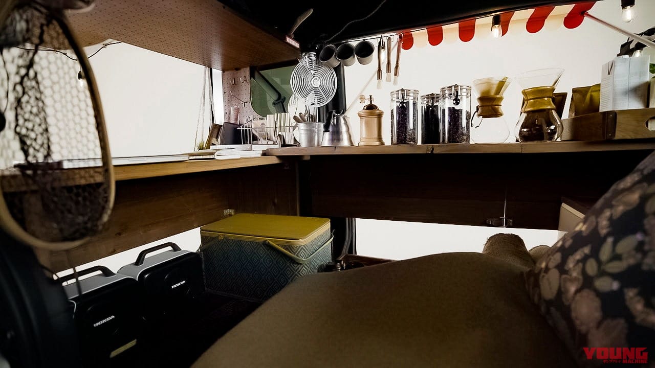 N-VANカスタム「3rd Place VAN」|四輪版ハンターカブ?! フィットクロスターのカスタム車、バーチャルオートサロン2021で公開