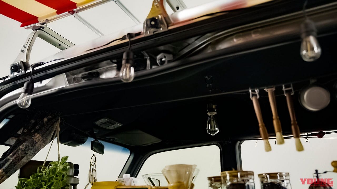 N-VANカスタム「3rd Place VAN」|四輪版ハンターカブ?! フィットクロスターのカスタム車、バーチャルオートサロン2021で公開