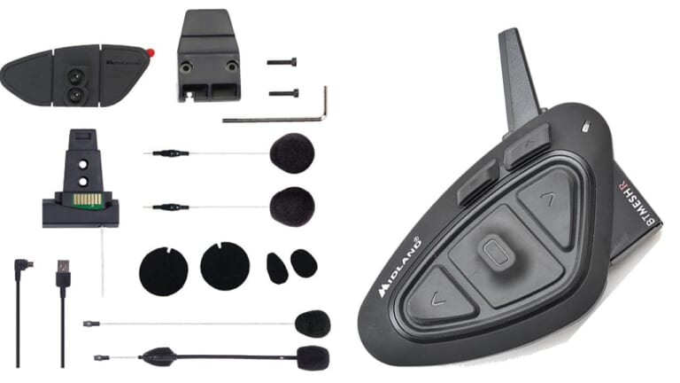 ミッドランド BTメッシュR|ペアリング不要のインカム「BTメッシュR」試用インプレッション【通信距離が2倍以上に!】