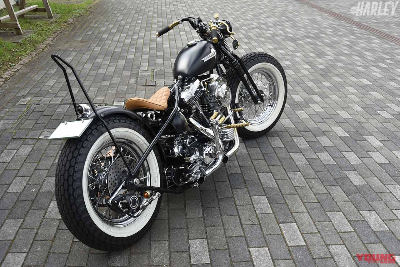 女性も乗りやすいオールドテイストなハーレー'99ボバーカスタム〈遠藤自動車サービス〉|女性も乗りやすいオールドテイストなハーレー’99ボバーカスタム〈遠藤自動車サービス〉