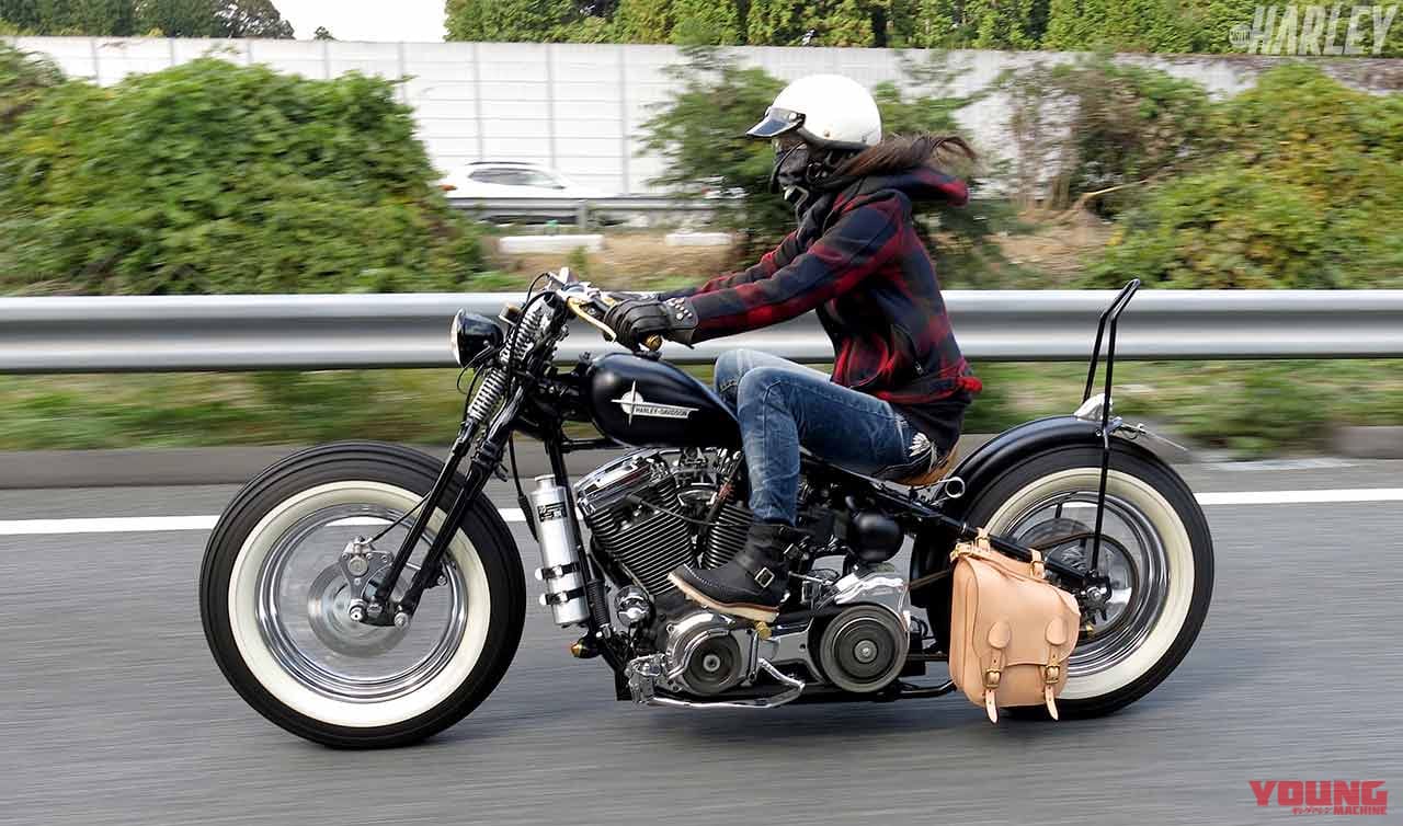 女性も乗りやすいオールドテイストなハーレー'99ボバーカスタム〈遠藤自動車サービス〉|女性も乗りやすいオールドテイストなハーレー’99ボバーカスタム〈遠藤自動車サービス〉